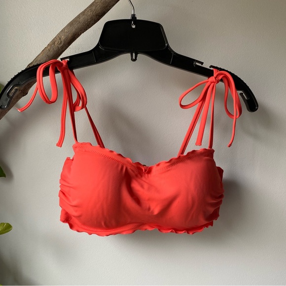Shade & Shore coral bikini top & bottom set Size Medium// 34C - Picture 5 of 7